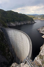 This is a photo of a dam.