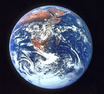 This is a photo of planet Earth.