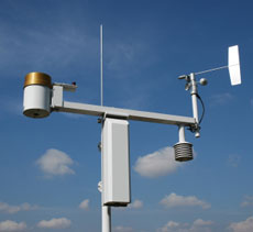 This is a photo of a weather station.