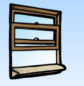 this is an illustration of a window